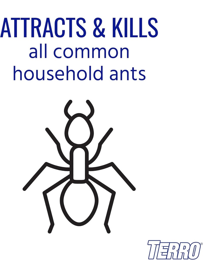 مصائد سائلة خارجية للنمل، جاهزة للاستخدام، تقضي على النمل المنزلي الشائع، عبوة من 8 مصائد - Image 2
